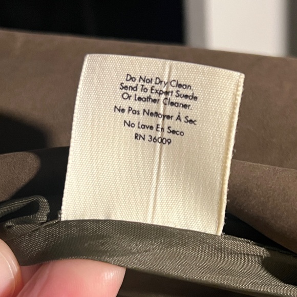 Vintage Calvin Klein Collection FW 2001 Runway Leather Suede Mini Dress - Picture 14 of 16